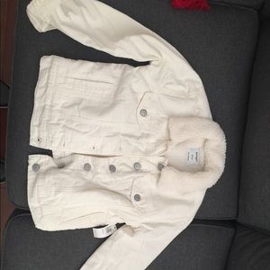 Corduroy fleece lined jacket